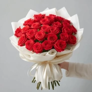 Красные розы &laquo;Огненное сердце&raquo; 0